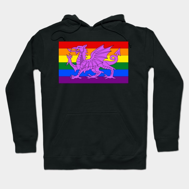 Wales LGBTQ Pride Flag, v2 Hoodie by popkulturniy